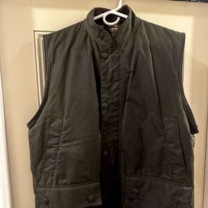 Mens Barbour A220 WESTMORLAND - Wax Cotton Vest - SIZE L (Vintage!)